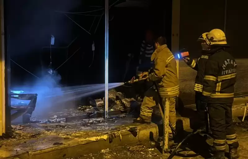 Hatay'da Iş Yerinde çıkan Yangın Söndürüldü