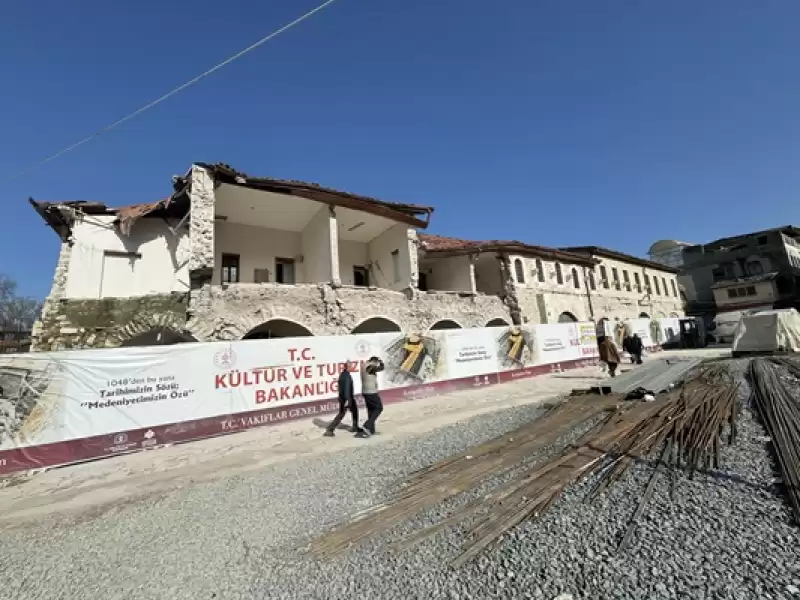 Hatay'da Depremlerin Ardından Restorasyonuna Başlanan Vakıf Eser Sayısı 45'e Yükseldi