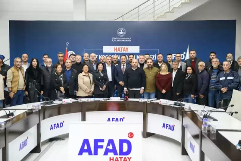 Medya Mensupları, Depremden Etkilenen Hatay'daki çalışmalarla Ilgili Bilgilendirildi