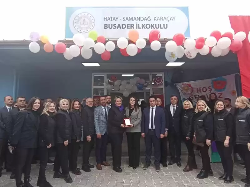 Hatay'da Depremde Yıkılan Okul, Gönüllü Dernek Tarafından Yapıldı