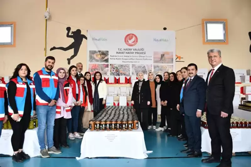 Aile Ve Sosyal Hizmetler Bakan Yardımcısı Yenigün, Hatay'da üretici Kadınlarla Buluştu