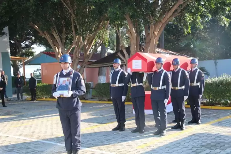 Hatay'da Vefat Eden Astsubayın Naaşı Törenle Memleketine Uğurlandı