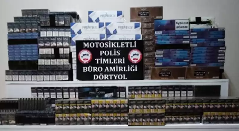 Hatay'da Otomobilde 2 Bin 573 Paket Sigara Ele Geçirildi