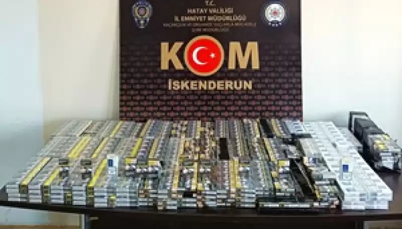 Hatay'da 1400 Paket Gümrük Kaçağı Sigara Ele Geçirildi