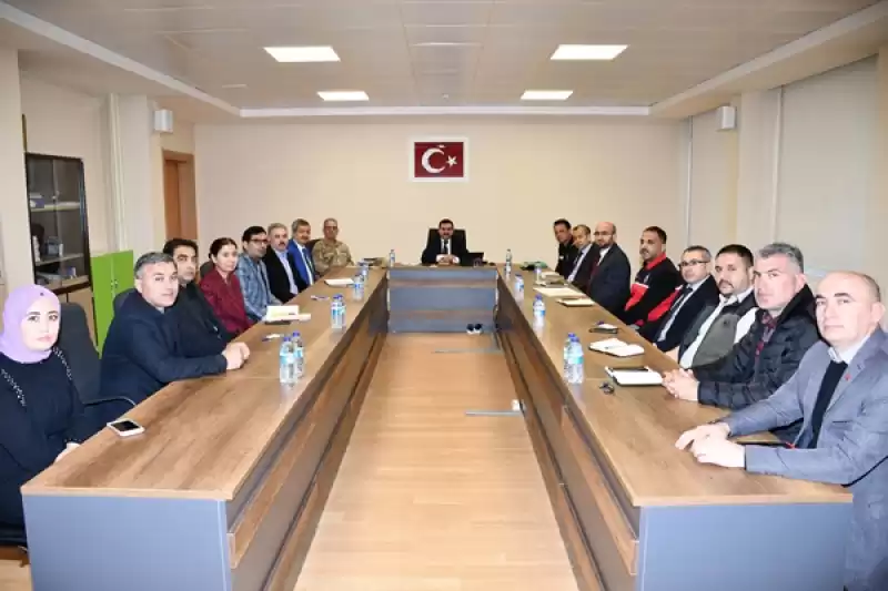 Belen'de İlçe İdare Şube Başkanları Toplantısı Yapıldı