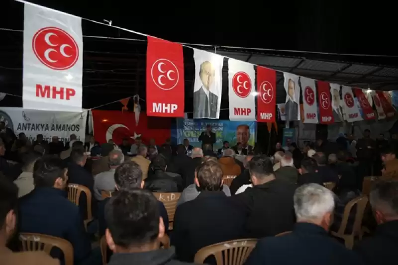 Yapar: Antakya Için Doğru Adres Cumhur Ittifakıdır