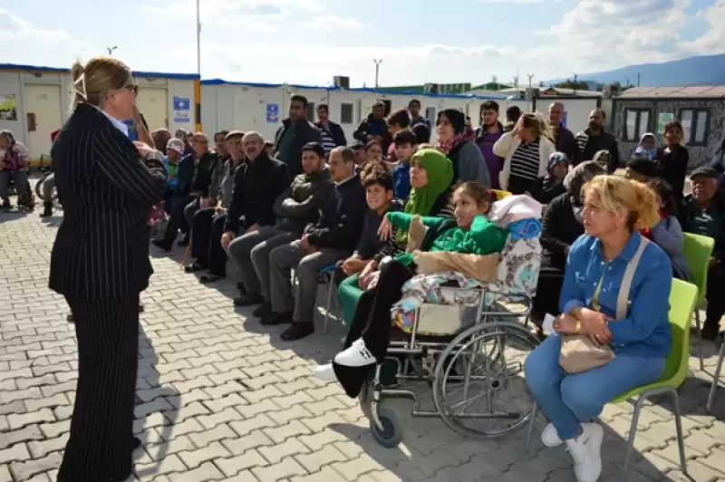 Hatay'daki Konteyner Kentte
