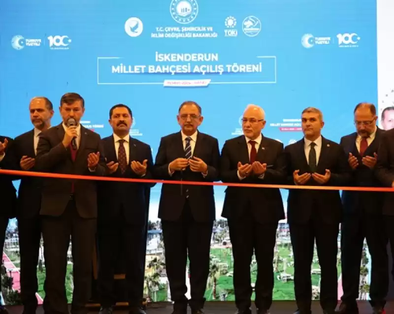 Bakan Özhaseki, Hatay'da Millet Bahçesi Açılışı Ve Iftara Katıldı