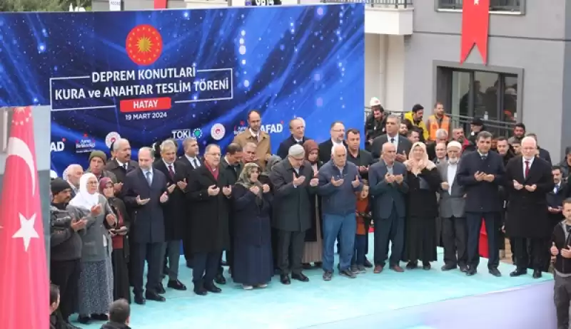 Bakan Özhaseki, Hatay'da 