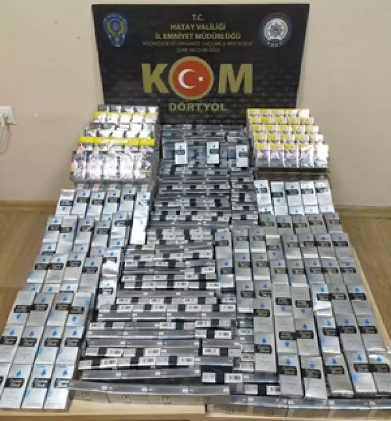 Dörtyol'da 740 Paket Gümrük Kaçağı Sigara Ele Geçirildi