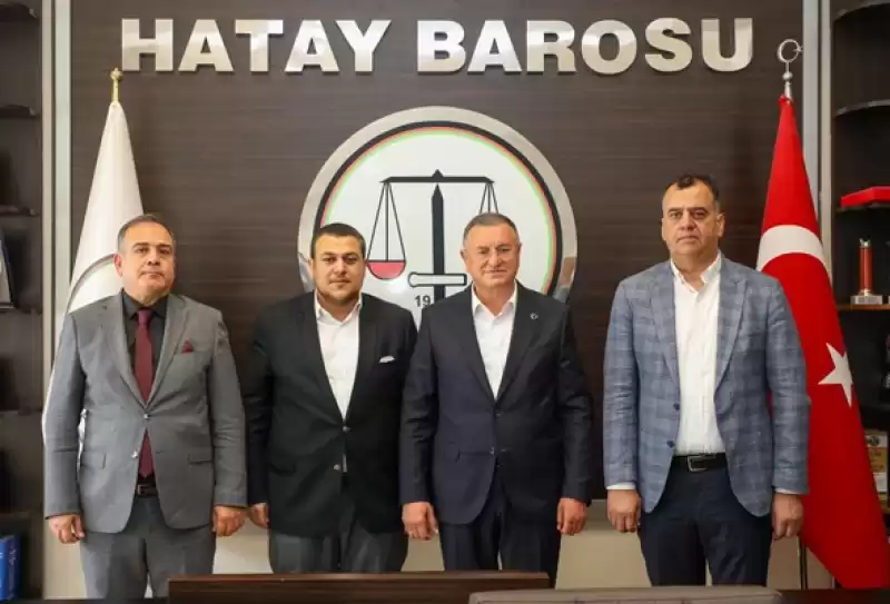 HBB Başkanı Hatay Barosu Ve HAMOK’u Ve Ziyaret Etti