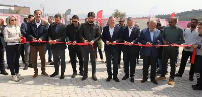 HBB Ve ANSA-GİAD Iş Birliği Ile Tamamlanan Konteyner Kent Hizmete Açıldı