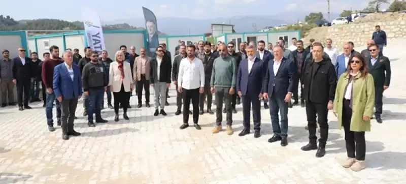 HBB Ve ANSA-GİAD Iş Birliği Ile Tamamlanan Konteyner Kent Hizmete Açıldı