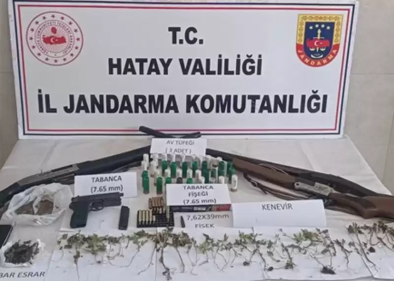 Hatay'da Uyuşturucu Operasyonlarında 13 şüpheli Yakalandı