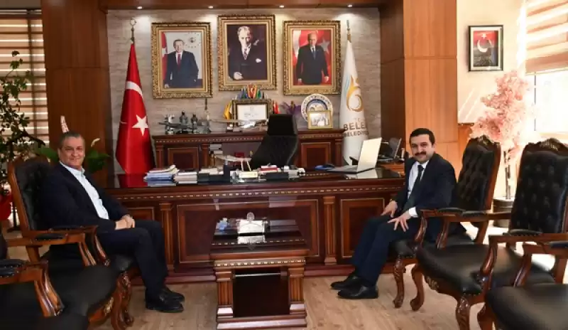Kaymakam Yılmaz'dan, Belen Belediye Başkanı Gül'e Hayırlı Olsun Ziyareti