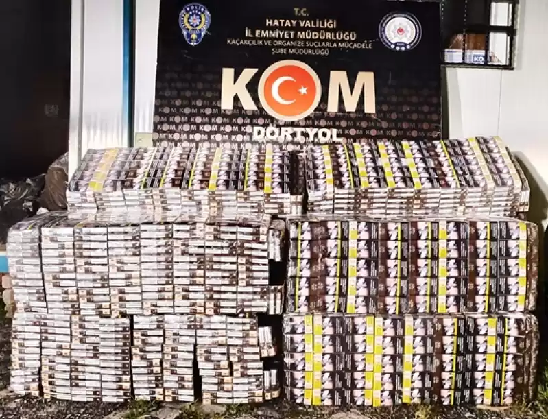 Hatay'da 7 Bin 340 Paket Gümrük Kaçağı Sigara Ele Geçirildi