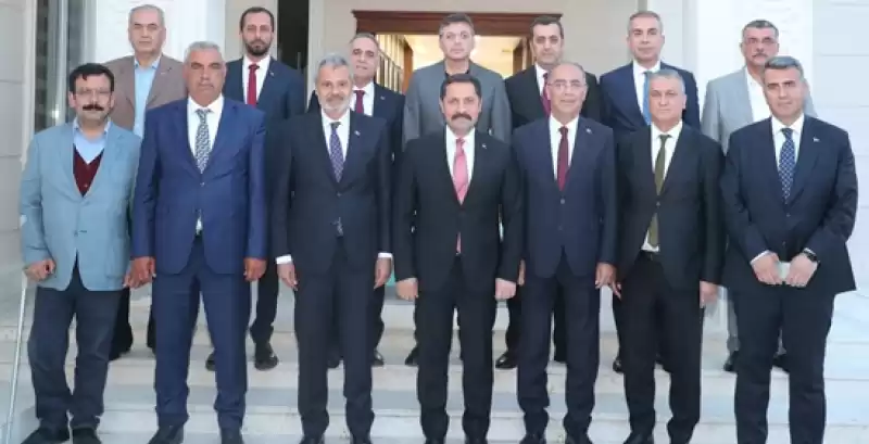 Hatay Valisi Masatlı, Büyükşehir Belediye Başkanı Öntürk'ü Kabul Etti