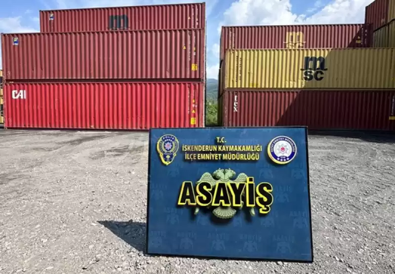 Hatay'da 6 Yük Konteynerini çaldıkları Iddiasıyla 2 Zanlı Tutuklandı 