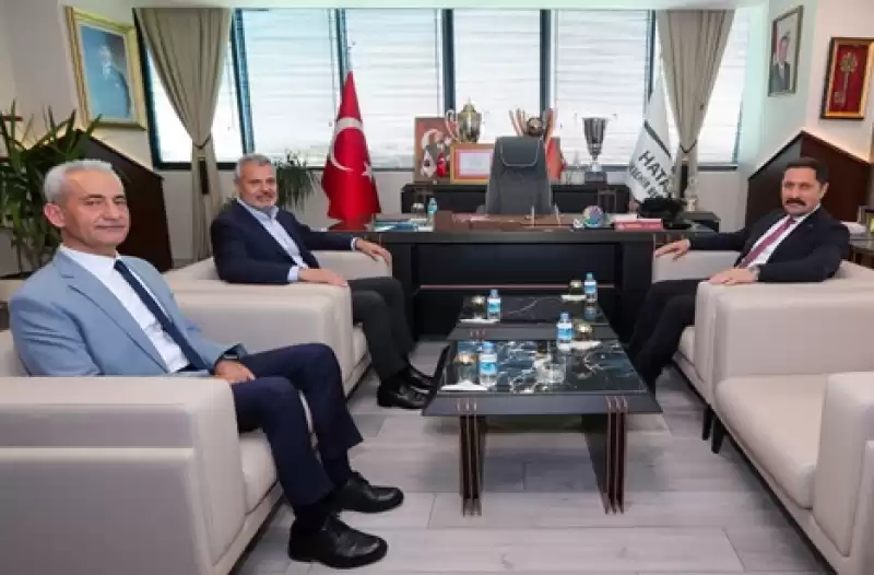 HBB Başkanı Mehmet Öntürk, Hatay Valisi Mustafa Masatlı'yı Ağırladı