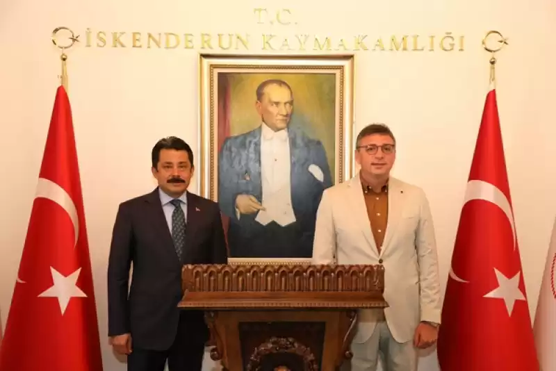 Mehmet Dönmez, Kaymakam Murat Sefa Demiryürek'e Nezaket Ziyaretinde Bulundu