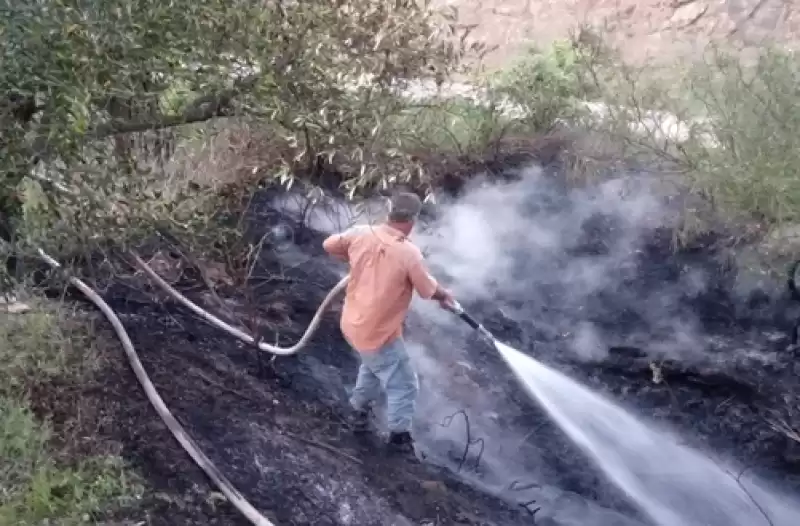 Hatay'da Makilik Alanda çıkan Yangın Söndürüldü