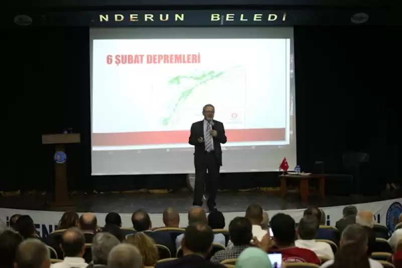 Prof. Dr. Naci Görür, Hatay'da 