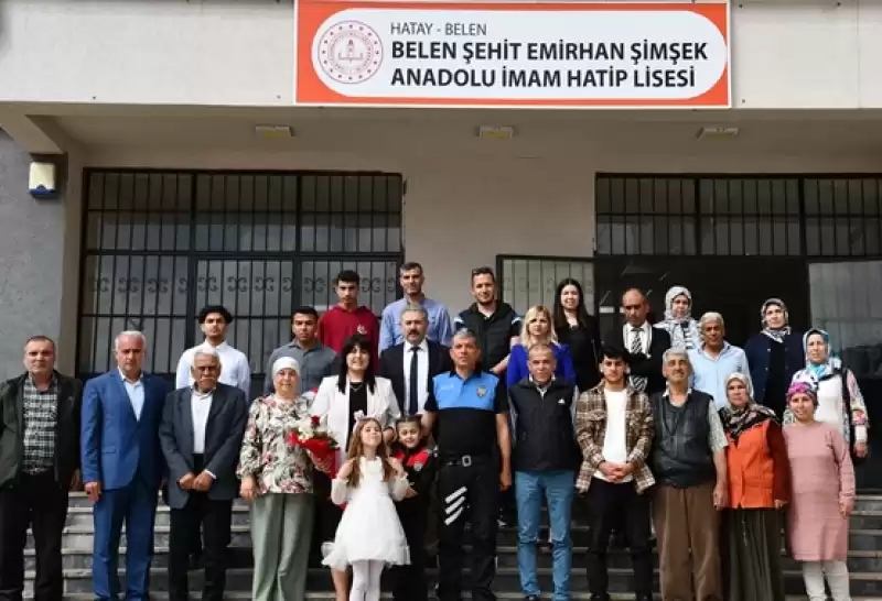 Şehit Polis Şimşek'in Adı, Memleketi Hatay'daki Okulda Yaşatılacak