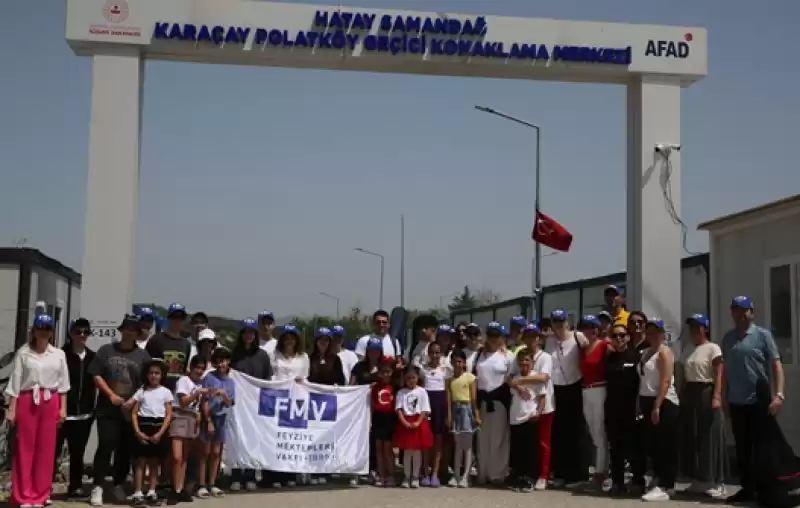 FMV Işık Okulları 23 Nisan'ı Hatay'daki Depremzede çocuklarla Kutladı