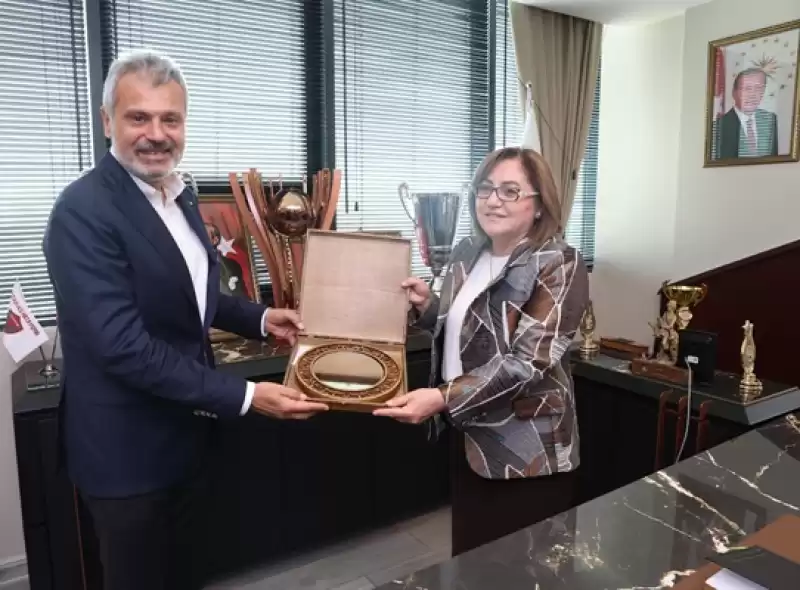 Gaziantep Büyükşehir Belediye Başkanı Şahin’den Başkan Öntürk’e Hayırlı Olsun Ziyareti