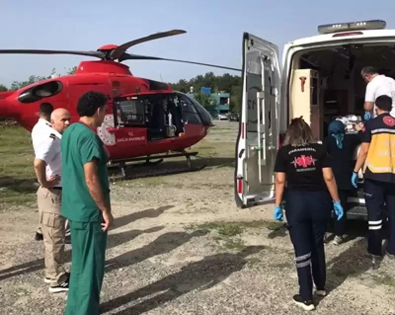 Hatay'da Ambulans Helikopter 4 Günlük Bebek Için Havalandı