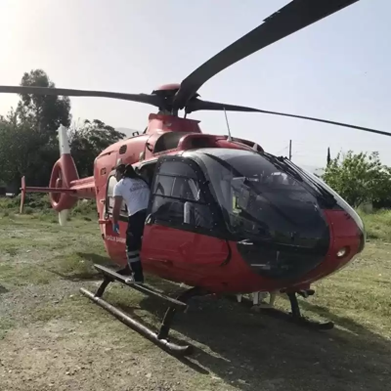 Hatay'da Ambulans Helikopter 4 Günlük Bebek Için Havalandı