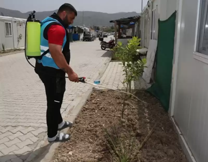 Hatay'da Depremzedeler Yaşadıkları Konteyner Kenti Güzelleştirerek Gelir Elde Ediyor 