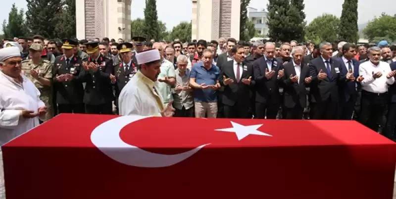 Şehit Jandarma Uzman Çavuş Ertaş, Hatay'da Son Yolculuğuna Uğurlandı 