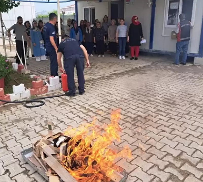 HBB, Konteyner Kentlerde Ve öğrenci Yurtlarında Yangın Tatbikatı Yaptı