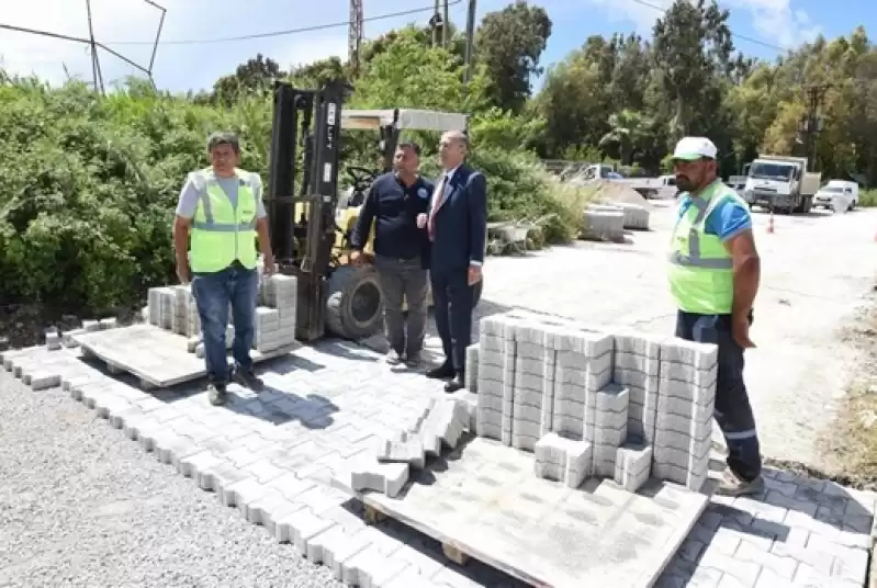 Başkan Yapar Yol çalışmalarını Yerinde Inceledi	