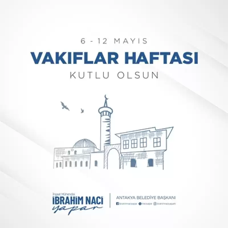 Başkan Yapar’dan Vakıflar Haftası Mesajı