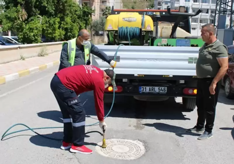 Büyükşehir Ekipleri Sinek Ve Haşere Ile Mücadeleye Devam Ediyor İskenderun’da 300 Nokta Ilaçlandı