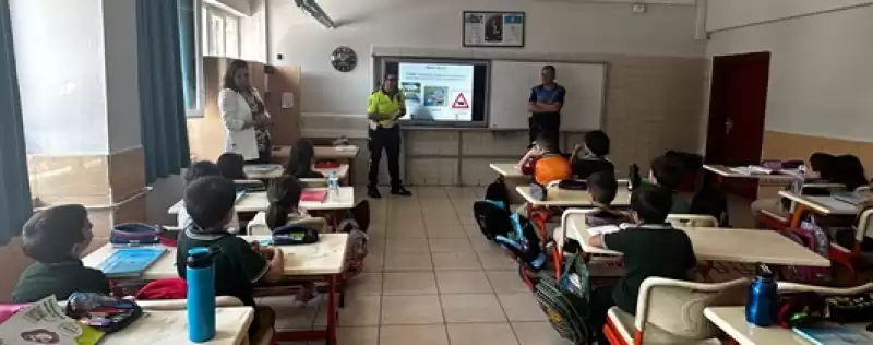 Belen'de Ilkokul öğrencilerine Trafik Eğitimi Verildi