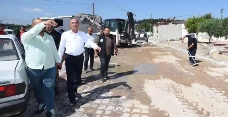 Başkan Yapar, Türkiye Yüzyılı Çarşısı’ndaki çalışmaları Inceledi