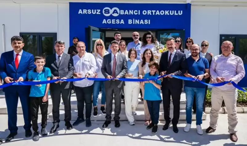 Arsuz Sabancı Ortaokulu AgeSA Binası Hatay’a Kazandırıldı