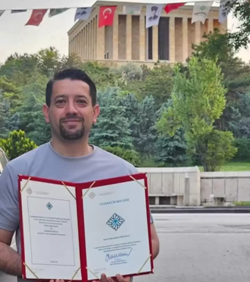 Türk Tarih Kurumu’ndan Teşekkür Belgesi