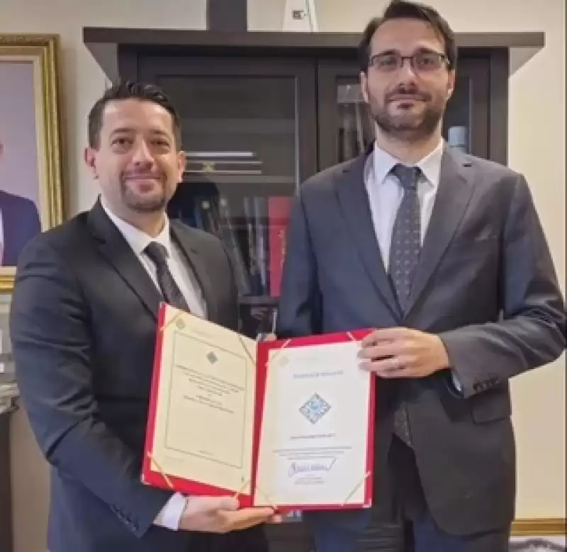 Türk Tarih Kurumu’ndan Teşekkür Belgesi