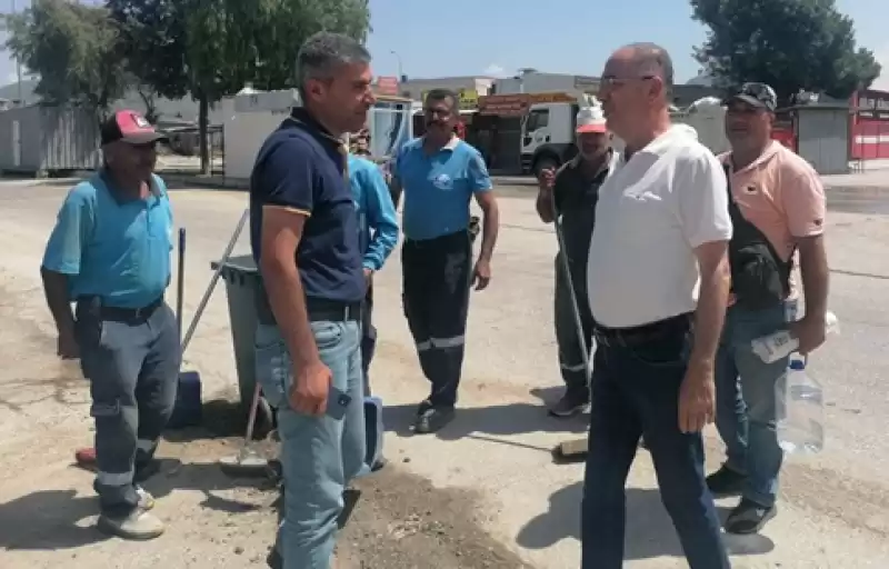 Başkan Yapar, Yeni Sanayi Sitesi’ndeki Temizlik çalışmalarını Inceledi