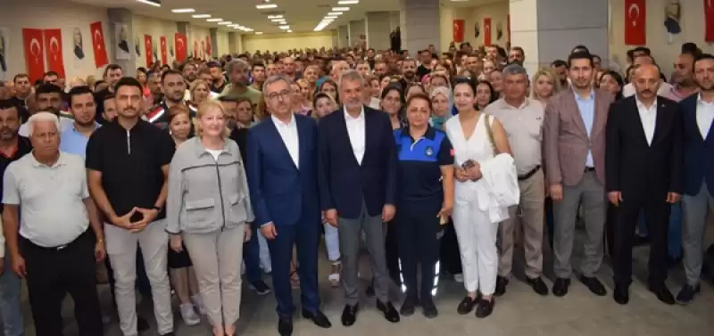 Başkan Öntürk HBB Personelleriyle Bayramlaştı