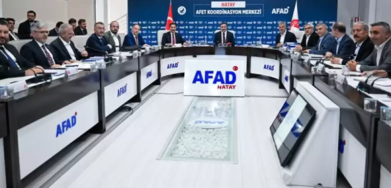 Cumhurbaşkanı Yardımcısı Yılmaz, Hatay'da İl Değerlendirme Toplantısı’nda Konuştu