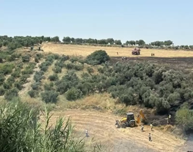 Hatay'da çıkan Anız Yangını Söndürüldü