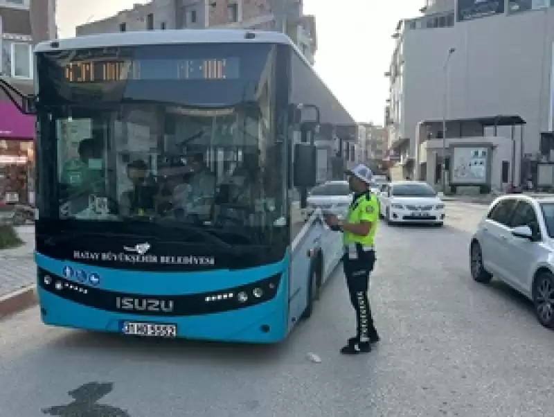 Samandağ'da Kurban Bayramı öncesi Trafik Denetimi Yapıldı