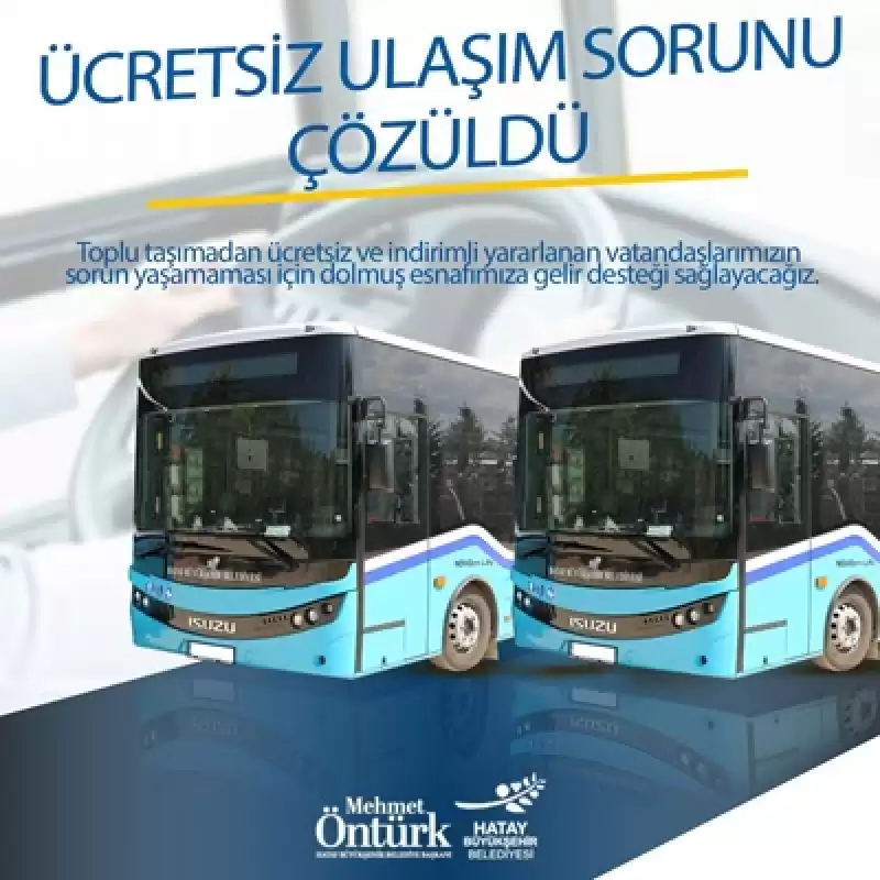 Başkan Öntürk’ün Talimatıyla ücretsiz Biniş Sorunu çözüldü