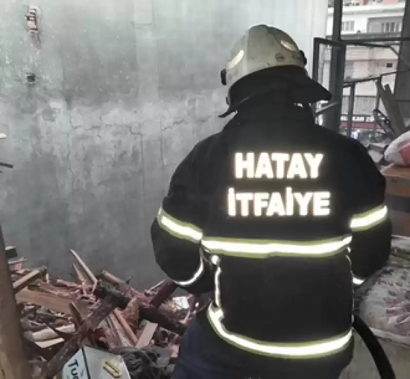 Belen’de Taş Ekmek Fırınında Yangın!