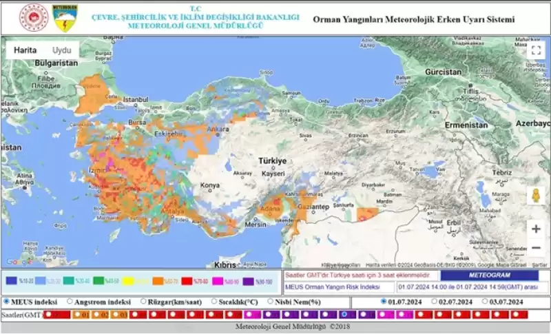 Hatay Için ‘yangın Riski’ Uyarısı!
